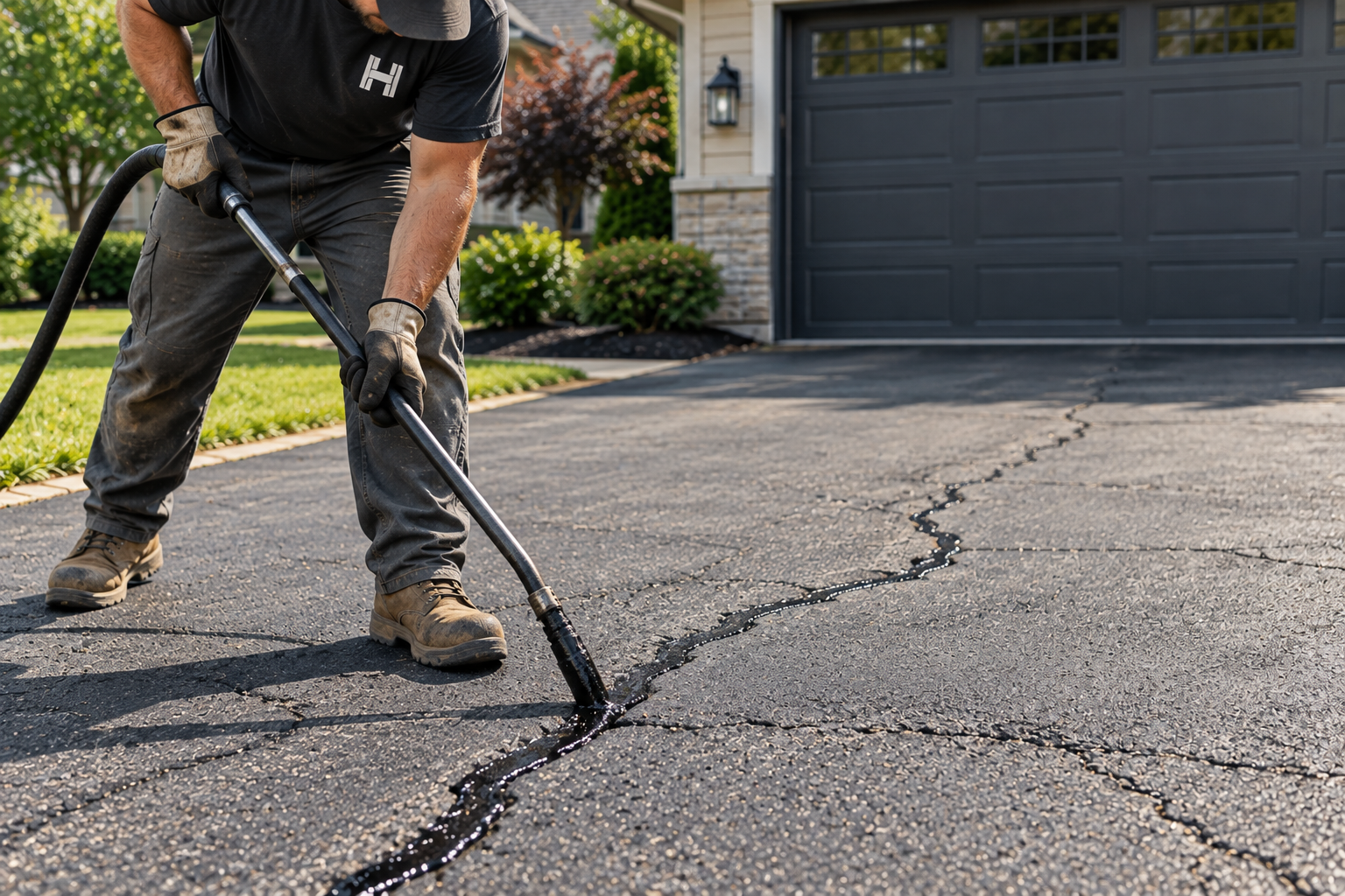 Driveway repair work